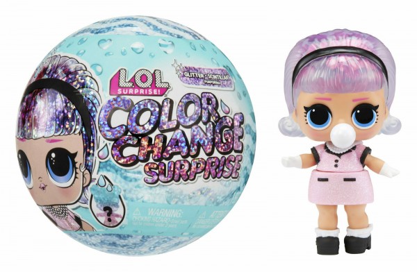 L.O.L. SURPRISE GLITTER COLOR CHANGE ΚΟΥΚΛΑ-ΣΤΑΝΤ 18τεμ.