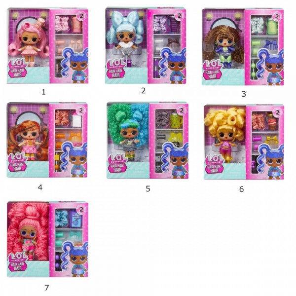 L.O.L. SURPRISE HAIR HAIR HAIR ΚΟΥΚΛΑ ΣΕΙΡΑ 2 ASST.