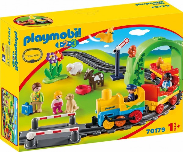 PLAYMOBIL- ΣΕΤ ΤΡΕΝΟΥ 1.2.3 ΜΕ ΖΩΑΚΙΑ & ΕΠΙΒΑΤΕΣ