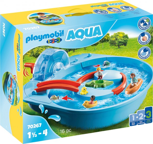 PLAYMOBIL-ΜΕΓΑΛΟ AQUA PARK ME NEΡΟΜΥΛΟ