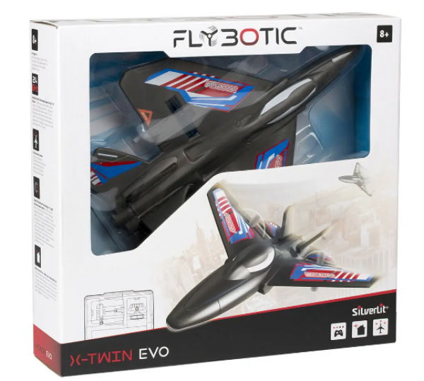 ΤΗΛ/ΝΟ ΑΕΡΟΠΛΑΝΟ FLYBOTIC X-TWIN EVO ΚΟΚΚΙΝΟ