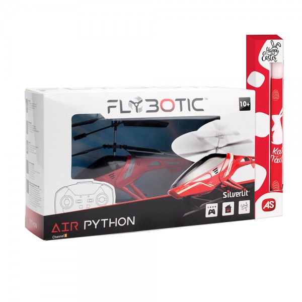 ΤΗΛΕΚΑΤΕΥΘΥΝΟΜΕΝΟ ΕΛΙΚΟΠΤΕΡΟ FLYBOTIC AIR PYTHON ΚΟΚΚΙΝΟ 